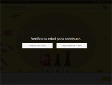 Tablet Screenshot of cervezasmadriz.com